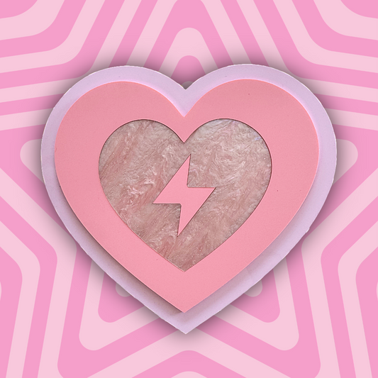 💖 Heart Power Coaster