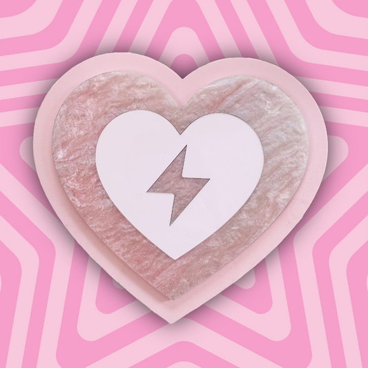 💖 Heart Power Coaster