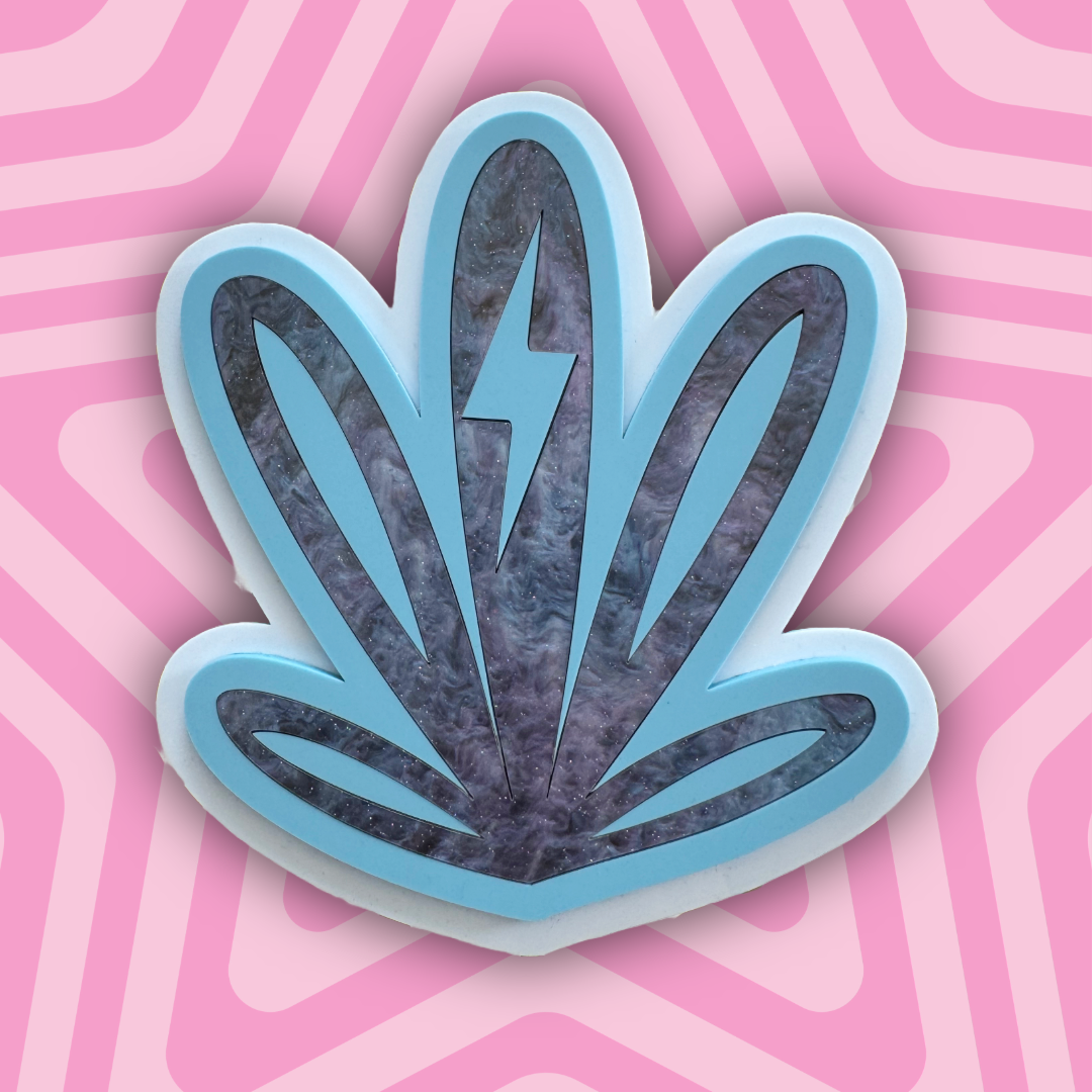 🌿 Bolt Leaf Coaster