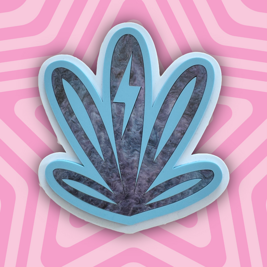 🌿 Bolt Leaf Coaster